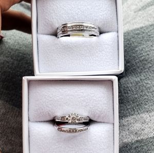 Bridal set & Mens Wedding Band